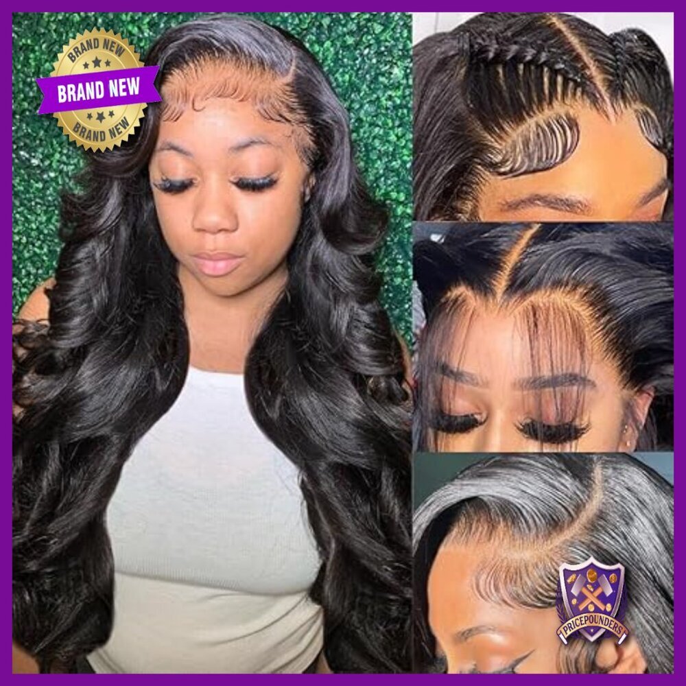 28 Inch Body Wave Lace Front Wig Human Hair 13x6 HD Lace 180% Density